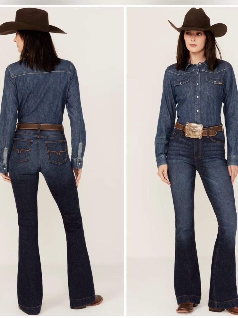 Kimes Ranch Dark Blue Denim Boot-Cut Jennifer Jeans